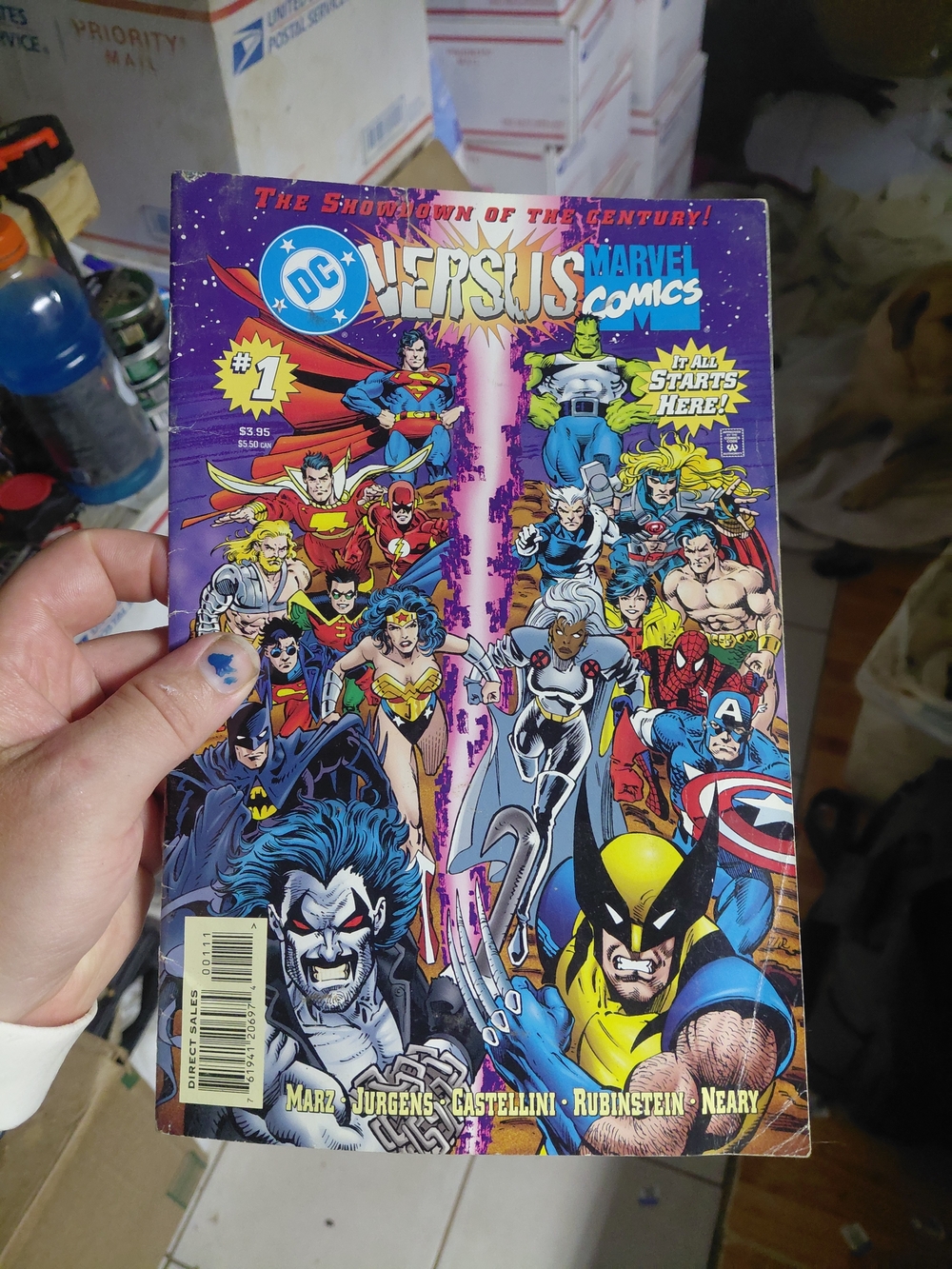 dc versus marvel comics #1